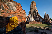 Ayutthaya, Thailand. Wat Chaiwatthanaram, the central prang. 